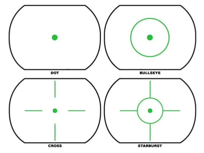 Охотничий рефлекс 1x зеленая красная точка прицел для 11 мм и 20 Пикатинни Крепление