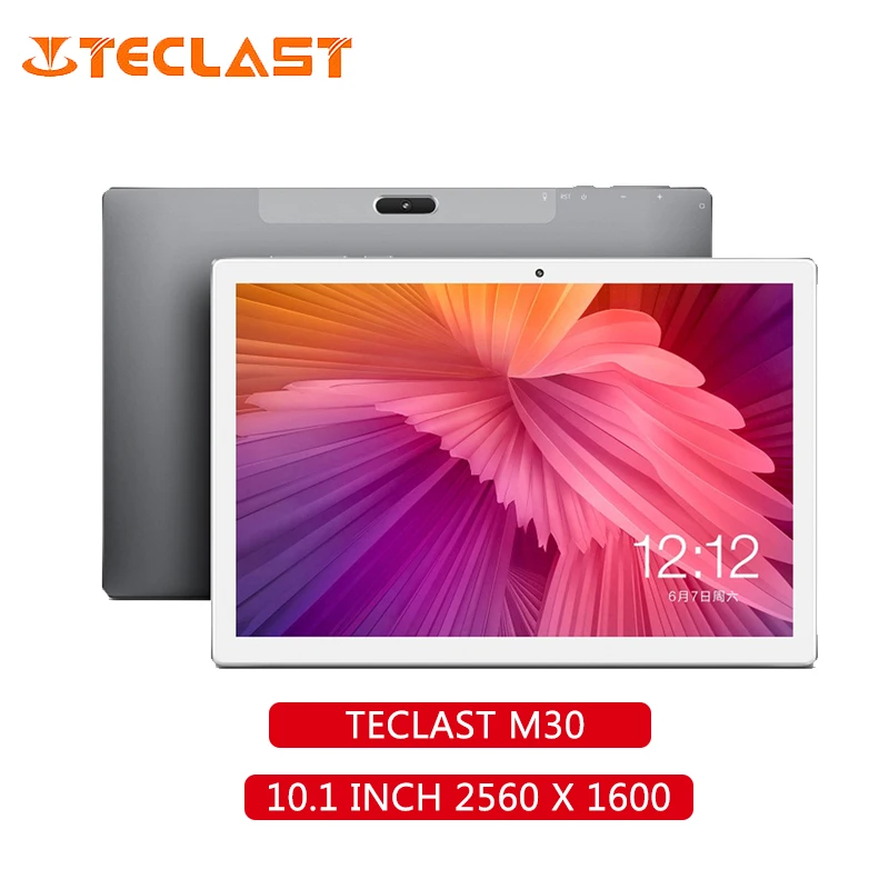 Планшетный ПК Teclast M30 10 1 дюймов 4G Phablet Android 8 0 MT6797X (X27) 4 GHz Decore cpu 4GB ram 128GB eMMC rom 5.0MP + 2.0MP