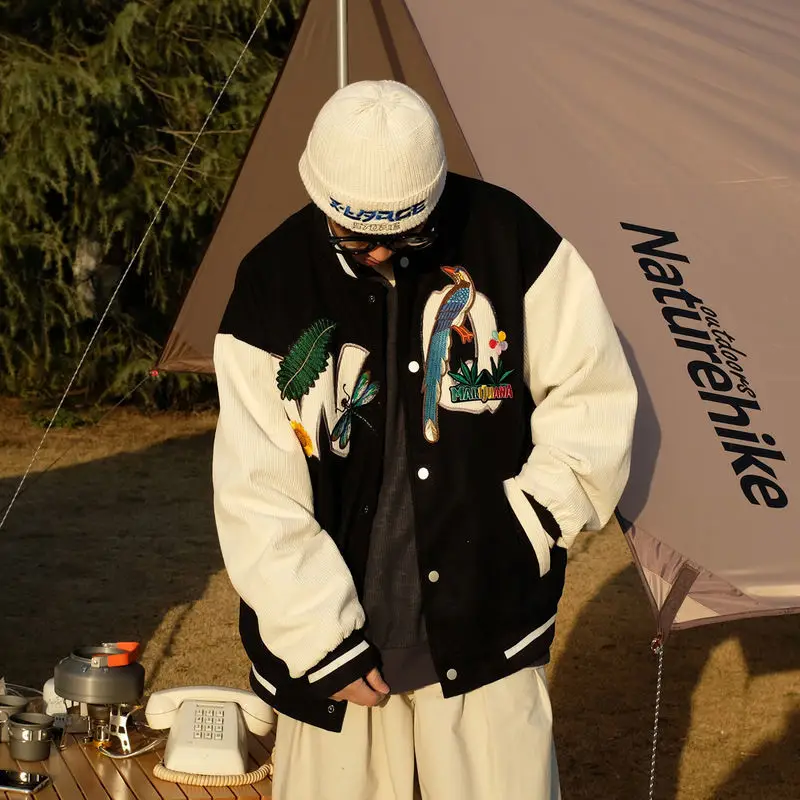 

Куртка мужская демисезонная с вышивкой, 2021