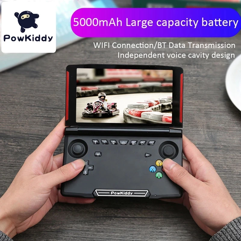 Игровая консоль Powkiddy X18 на Android 5 дюйма 1280*720 четырехъядерный процессор MTK 8163 2 Гб
