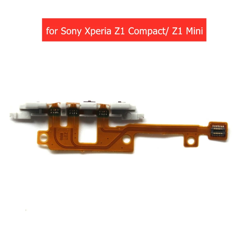 Для Sony Xperia Z1 Compact Mini M51W D5503 запасные части кнопки питания громкости на боковой панели кнопки переключения Flex Cable.