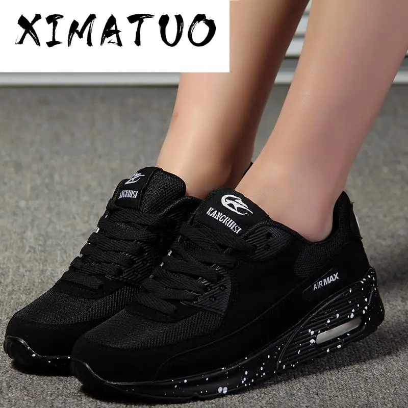 Женские кроссовки на платформе Белые Повседневные в Корейском стиле весна осень