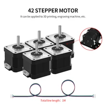 3D Printer Parts Stepper Motor 17HS4401S 1.5A 42 Motor 42BYGH 17HS4401 4 Lead For 3D Printer CR 10 Ender 3 XYZ CNC Engraver