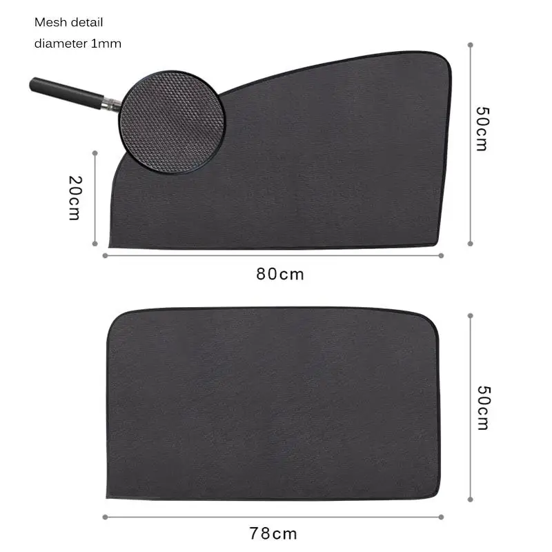 Магнитная Автомобильная шторка от солнца с защитой ультрафиолета автомобильная