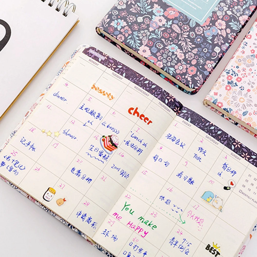 Новинка 2020 года неустаревший милый школьный Еженедельный планировщик в Южной