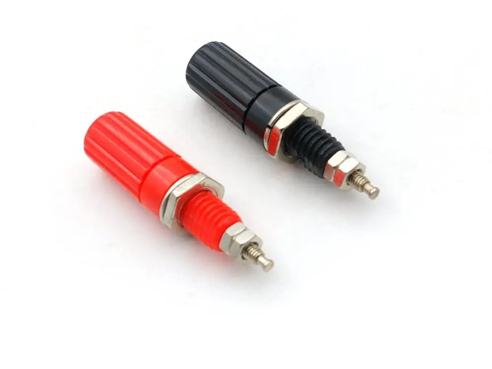 

10PCS Binding Post JACK FOR Speaker 4MM Banana Plug Test probe Connector red + black