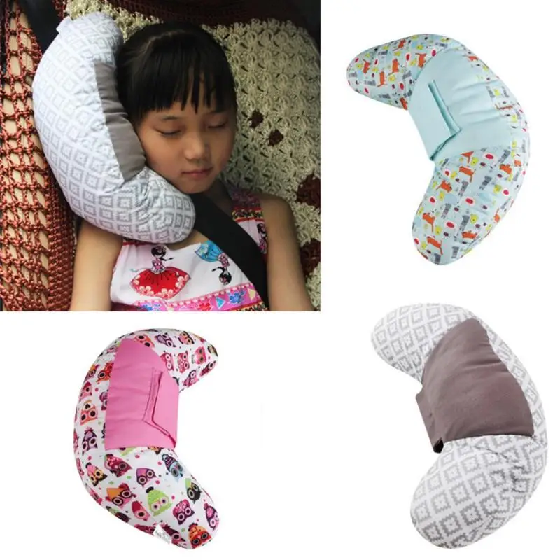 

Kids Sleep Safety Strap Protection Pads Car Seat Belts Pillow Children Car Styling Neck Headrest Cushion Baby Christmas Gifts
