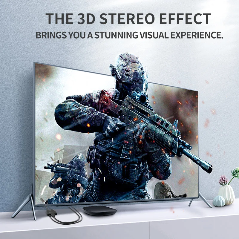 HDMI совместимый разветвитель 1 в 2 Переключатель поддерживает 3D 4K @ 30HZ Полный HD1080P