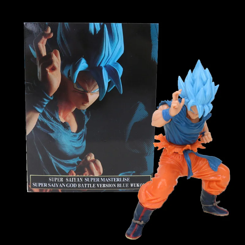 20 см Драконий жемчуг фигурка Супер Saiyan 4 Бог СС голубые волосы Гоку Драконий жемчуг Гоку Коллекционная фигурка игрушка