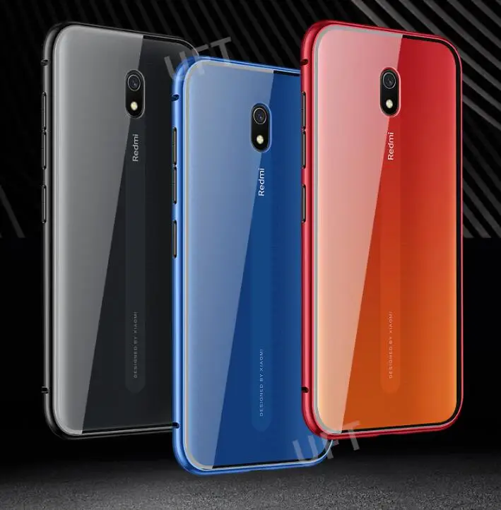 Красный mi 8A красный 8 Магнитный чехол 360 Передний + задний двухсторонний из