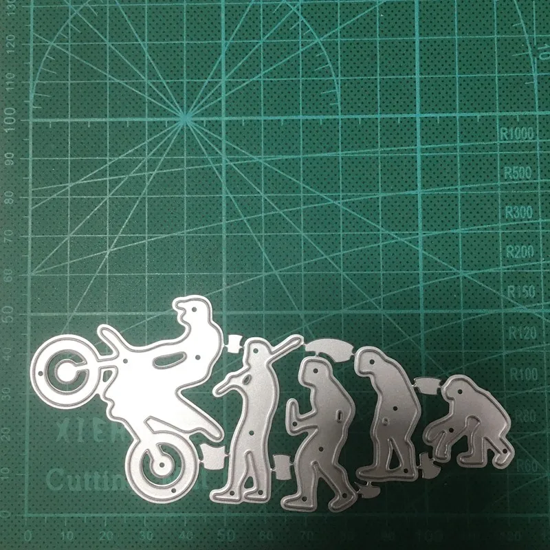 

Evolution Racing Motorcycle Metal Cutting Dies Stencils Diy Scrapbooking dies Card Making Embossing Dies Cut Craft Dies New 2020