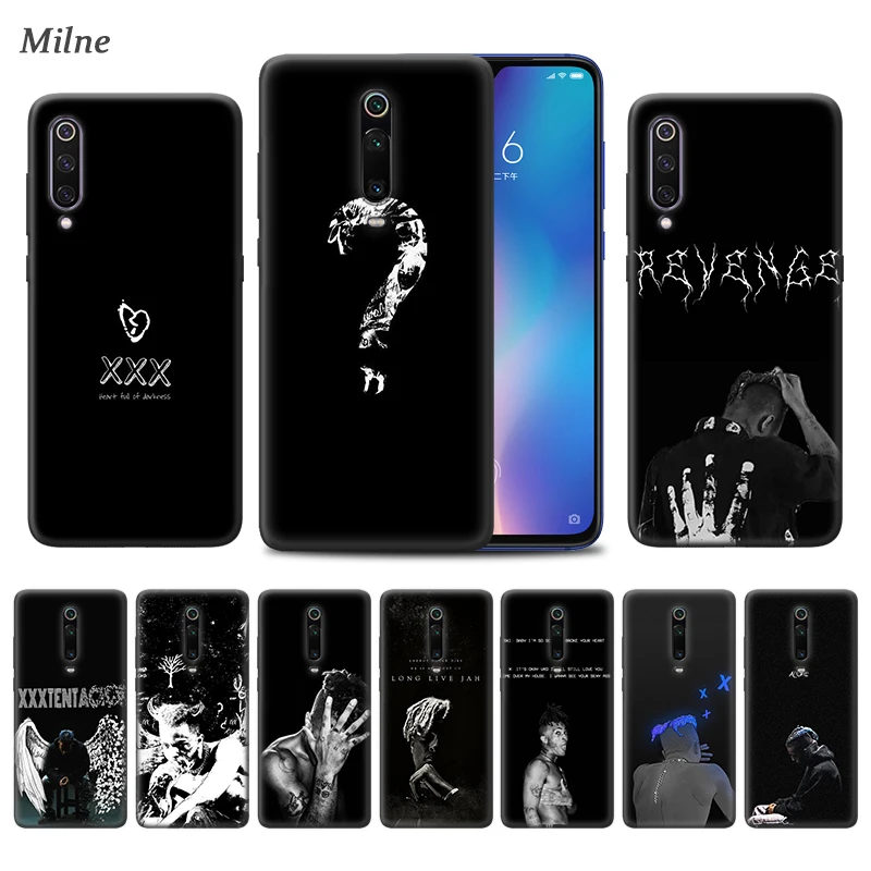 

Rap Singer XXXTentacion Case for Xiaomi Redmi Note 9S 7 8 8T K30 K20 8A 7A 10X 5G Mi 9T 10 9 Pro A3 Black TPU Phone Coque Caso