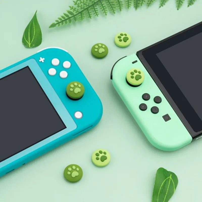 GeekShare Nintendo Switch Joy-con Joystick Caps For OLED Cute Cat Paw Silicone Thumb Grip Lite | Электроника