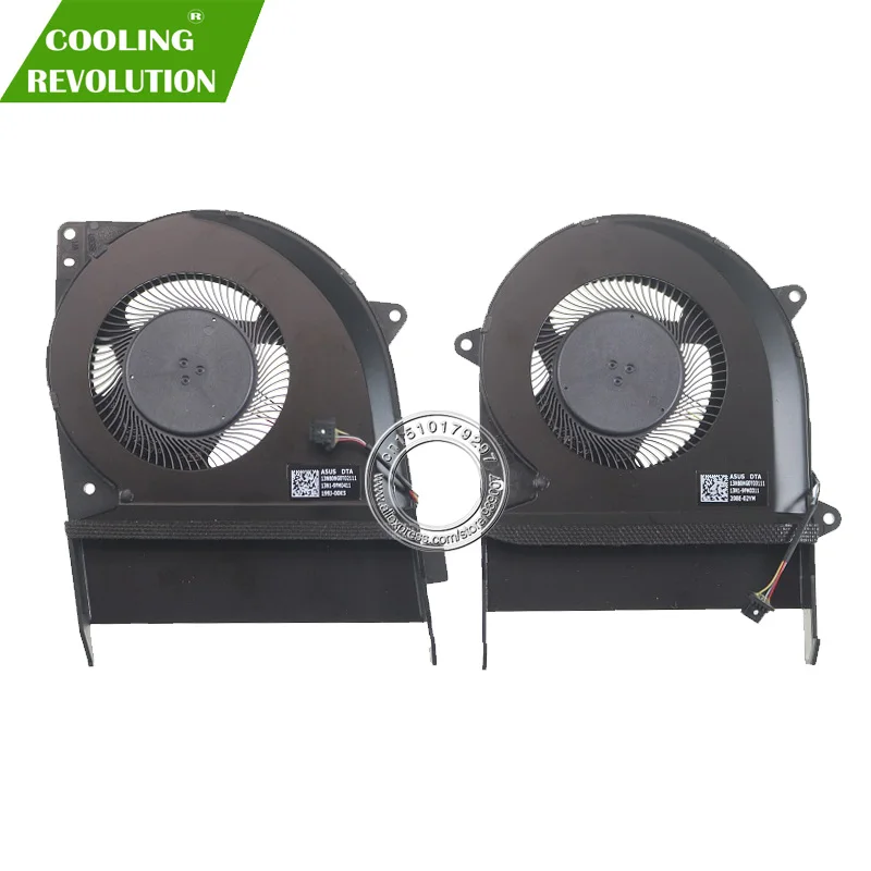 Ventilador de Refrigeração para Asus Portátil Zenbook Duo Ux581 13n1-9tm0311 13n1-9tm0411 Cpu Gpu Pro