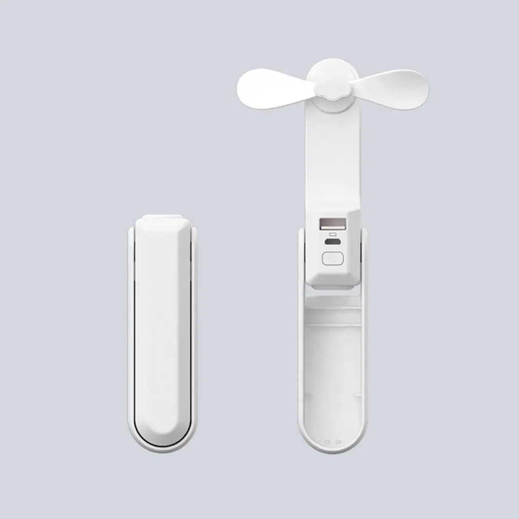 

Hand Held USB Spray Fan With Folding Design And Flashlight Portable Fan Folding Desktop Portable Mini Fan