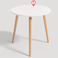 round small living room table wooden modern design bedside design coffee table white table basse home decoration ll50cj