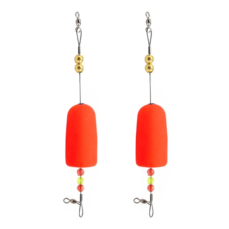 

2Pcs Fishing Bobbers, Yellow Fishing Bobbers Round Buoy Floats Fishing Cork Bobbers Fishing Tackle Accessories