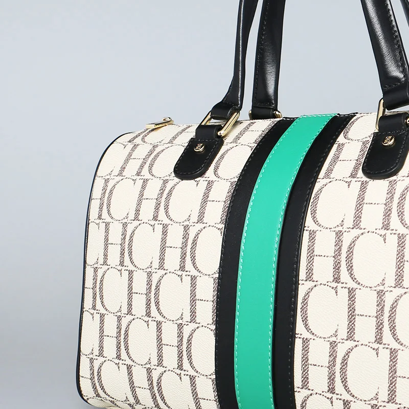 

CHCH Новинка 2021, женские сумки через плечо, вместительные роскошные дизайнерские сумки через плечо Boston на молнии