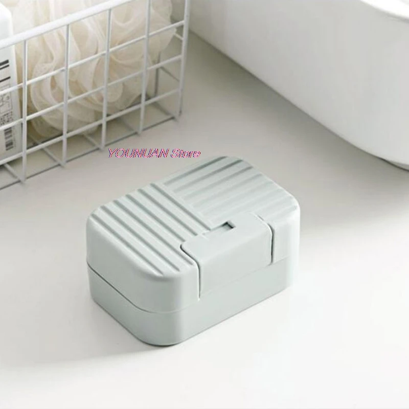 

Soap Box With Lid Sealed Travel Portable Soap Box Home Bathroom Soap Storage Box