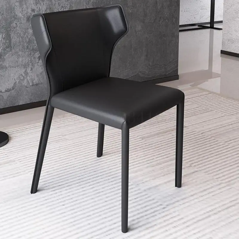 Сетчатый красный стул простой скандинавский стиль внутренняя спинка