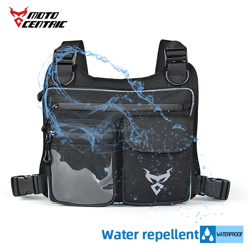 

Waterproof Motocycle Chest Bag Men Moto Motorbike Riding Bag Reflective Motocross Outdoor Travel Backpacks