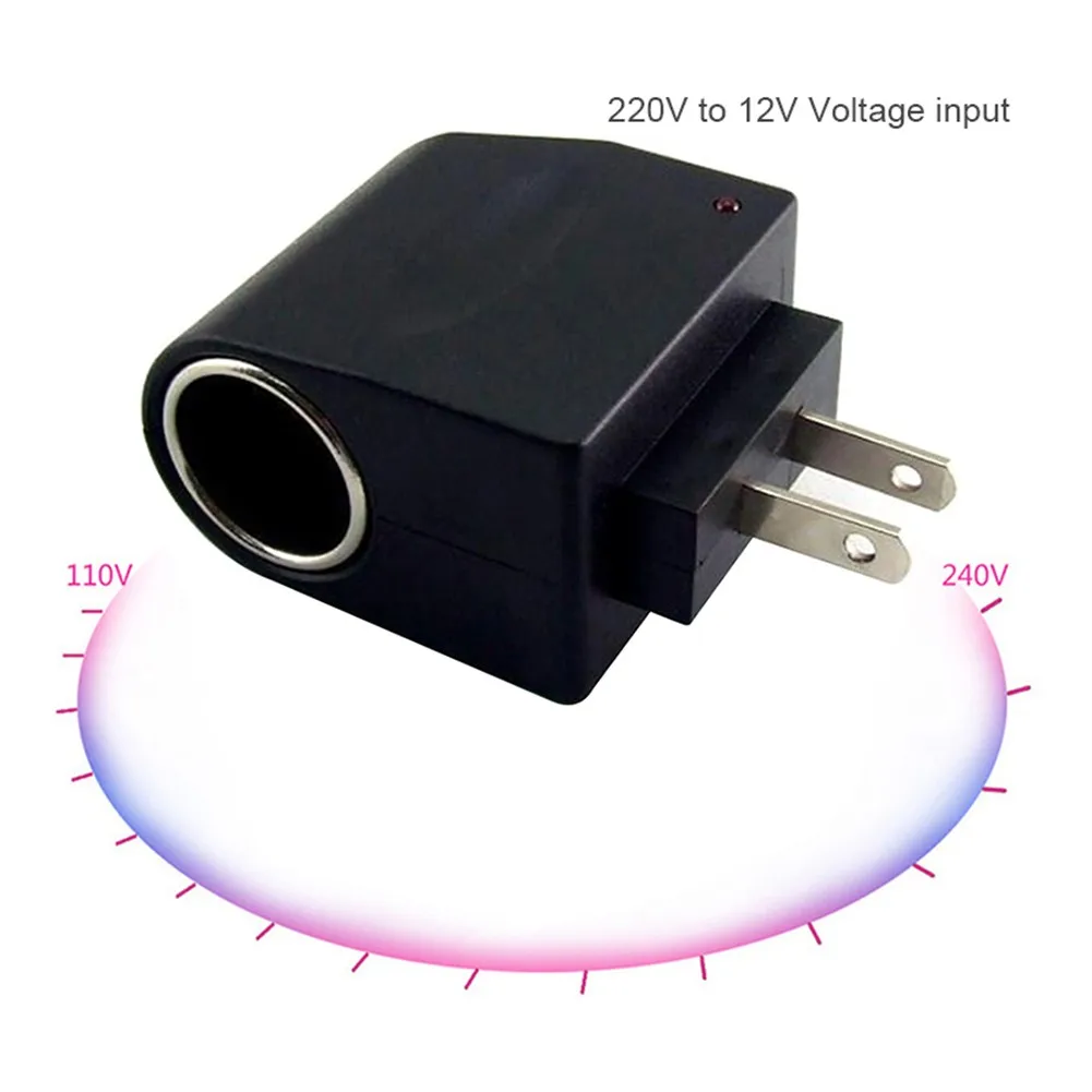 

90-240V AC Plug To 12V DC Car Cigar Lighter Converter Socket Adapter Charger 50HZ 500mA 6W Car Charger Cigar Lighter US Plug