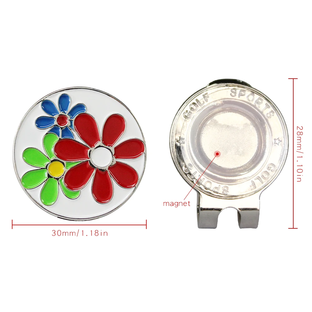 1 шт. шляпный зажим для гольфа отметка мяча Магнитная Адсорбция гольф-маркер игры