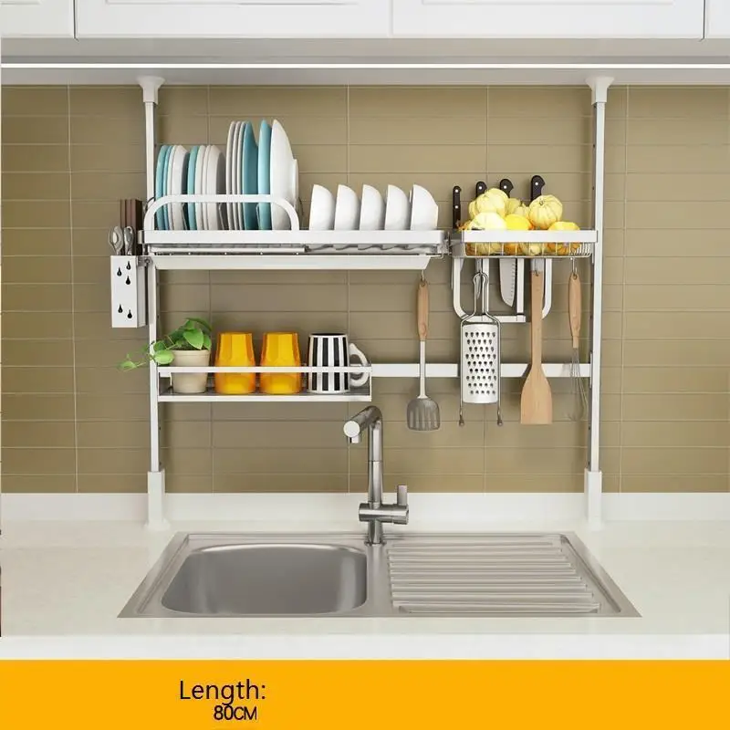 И холодильник для сушки посуды Cosinha Keuken из нержавеющей стали Cocina Organizador кухонная