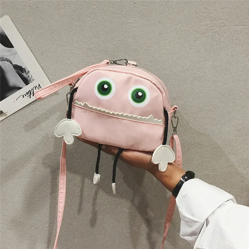 Женская сумка милая мультяшная нейлоновая через плечо Monster Girl новый дизайн 2019