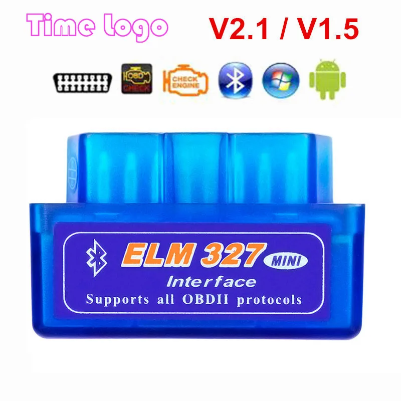 Obd2 сканер Mini elm327 Bluetooth V2.1 / V1.5 OBD2 автомобильный диагностический инструмент ELM 327