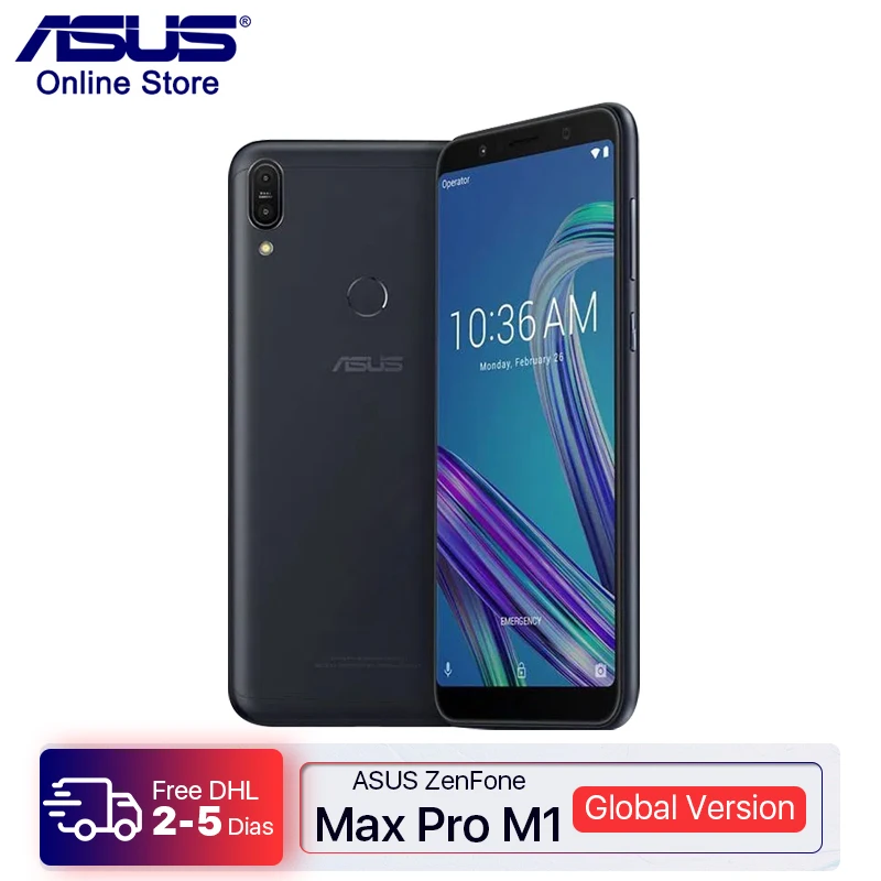 Мобильный телефон ASUS ZenFone Max Pro M1 ZB602KL X00TDB Snapdragon 636 4 Гб RAM 64 ГБ ROM 6 дюймов 4G