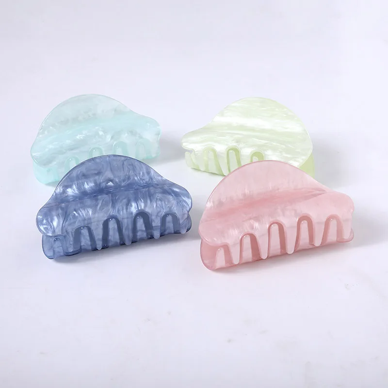 

Fashion Lady Hairpin Marbling Assorted Hair Gripper Acetate Hair Claws Clips Barrettes Girls Hairpins Women Lady Hair Accessory