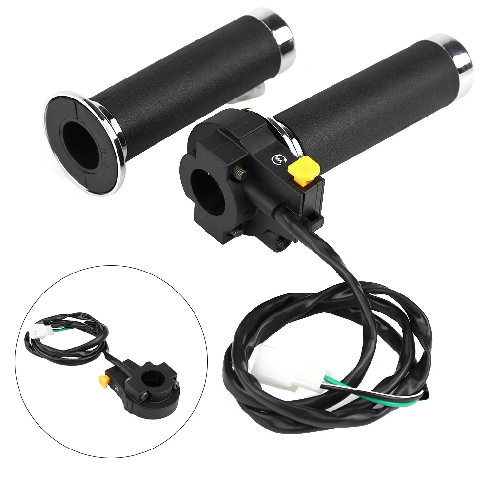 

Throttle Control Handlebar Grip Kill Button Switch for 49cc 66cc 80cc Motorized Bicycle