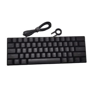 60 bluetooth compatible rgb mechanical keyboard rk61 gaming wireless keyboards rk 61 keys free global shipping