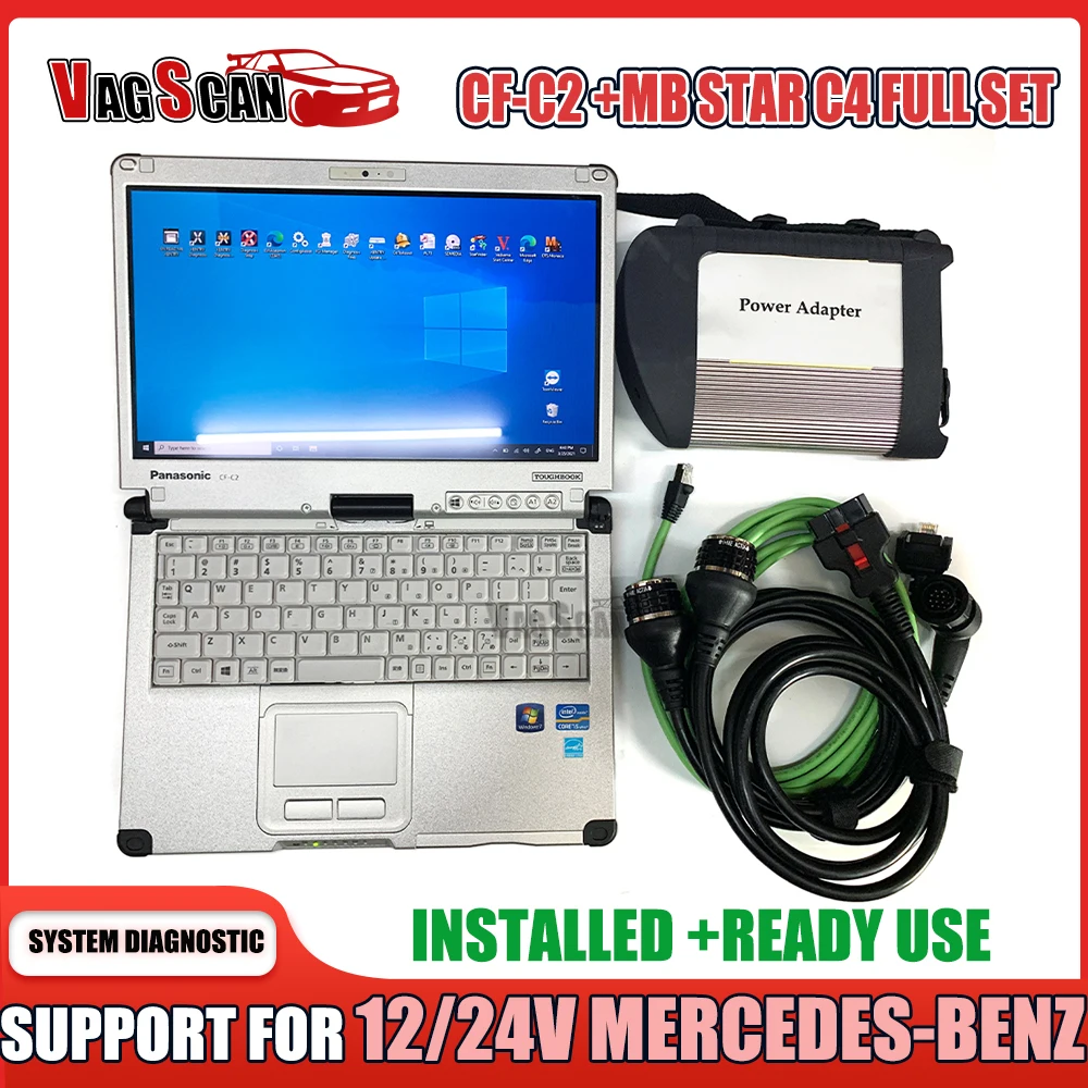 

CF-C2 диагностический инструмент для MB SD Connect C4 плюс MB Star диагностический инструмент с V2021.05 Xentry диагностическое программное обеспечение HDD/SSD