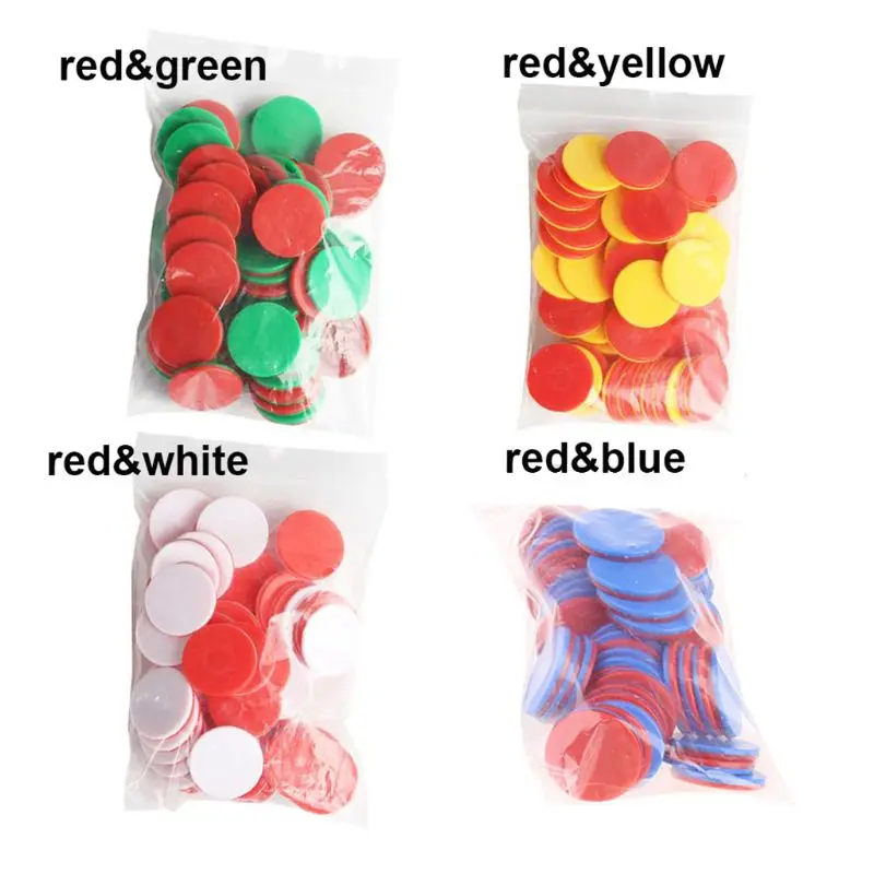 

Two-Color Counters, Red/Yellow, Educational Counting, Sorting, Patterning Y4QA