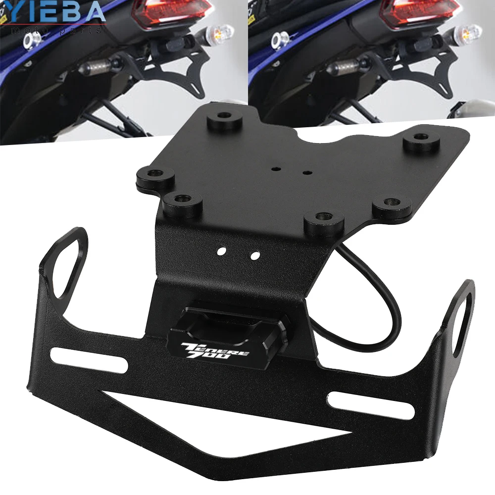 

Tenere 700 Rally 2019-2021 Motorcycle Accessories For T7 2019-2021 License Plate Bracket Holder For Yamaha Tenere 700 2019-2021