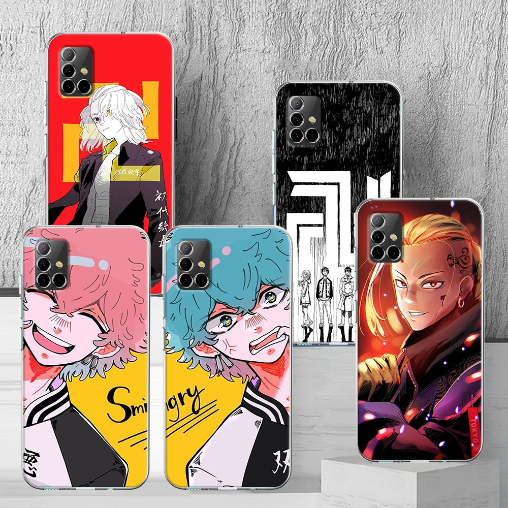 

Tokyo Revengers Transparent Case For Samsung Galaxy A52 A51 A12 A32 A72 A21s A31 A02s A11 A91 A41 A42 A01 A81 Anime Soft Cover
