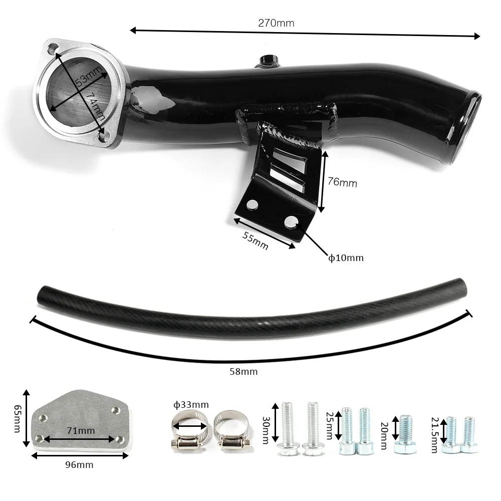 Для Chevy GMC 2004-2005 6.6L дизель Duramax Engine EGR клапан охладителя Delete Kit |