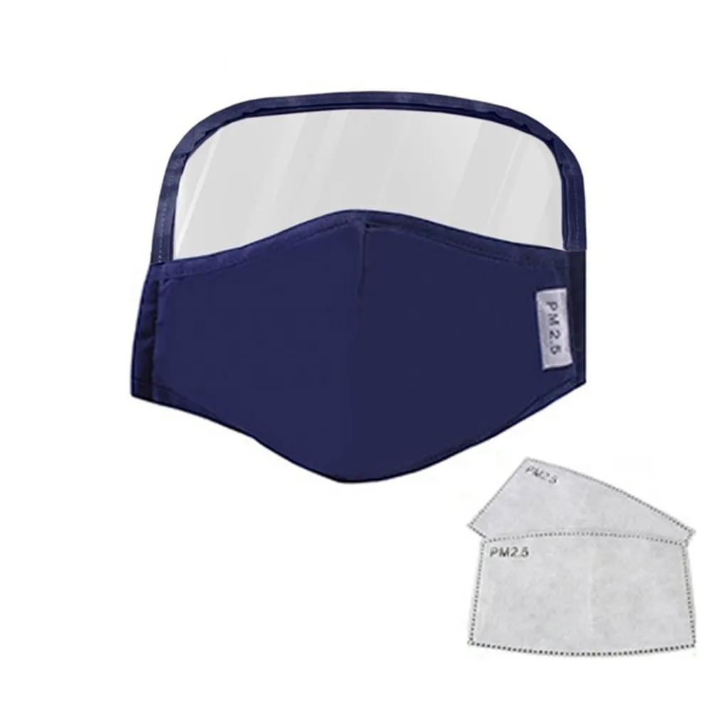 Хлопковая Пылезащитная уличная маска с искусственными элементами + 2 фильтра