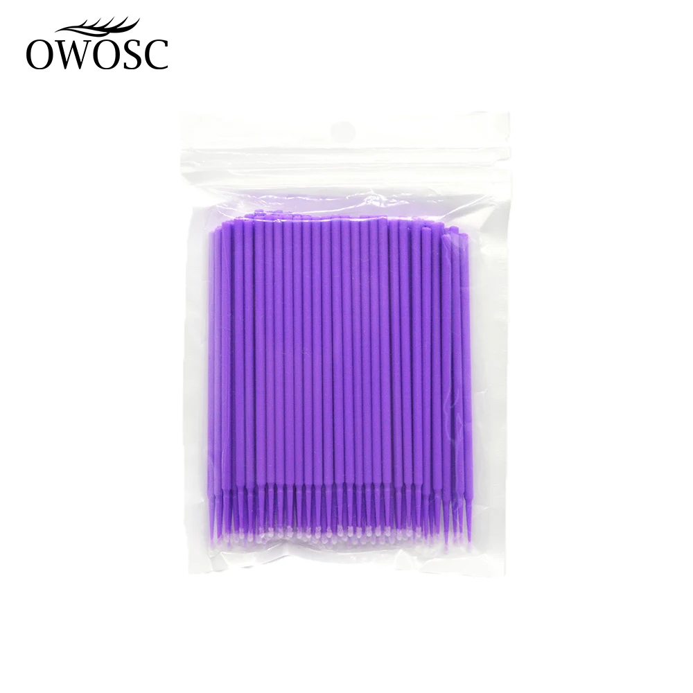 Щёточки для наращивания ресниц MicroBrush одноразовые щёточки щётки коррекции Micro Brush