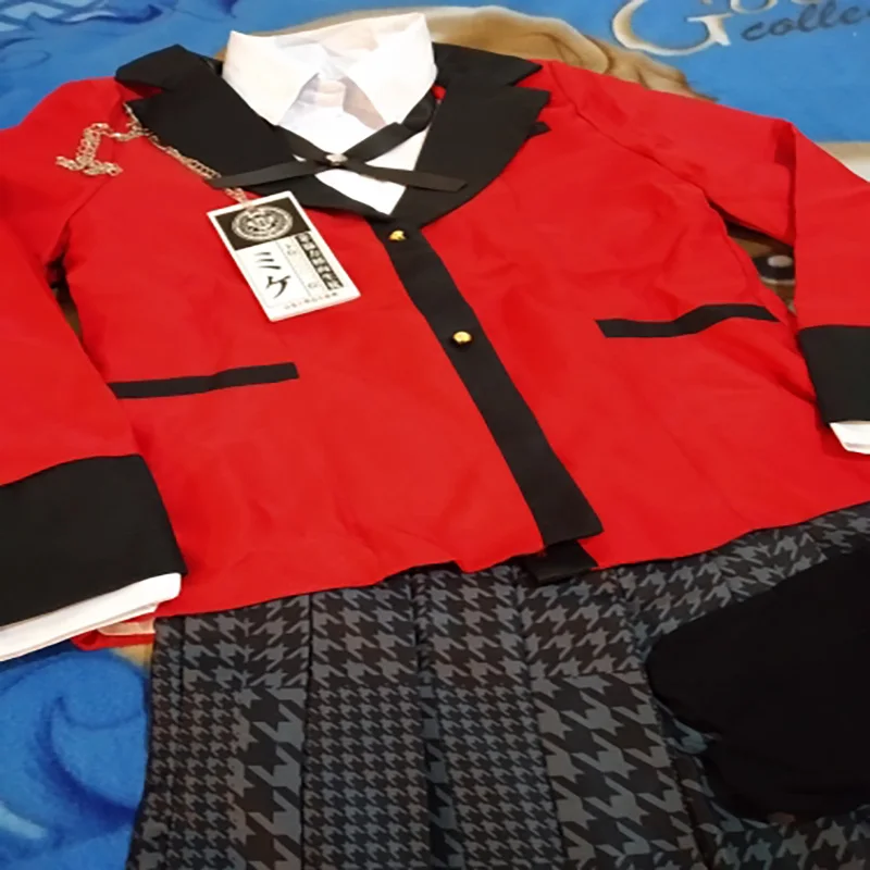 Аниме Kakegurui, костюм для косплея, Jabami Yumeko, костюм для косплея, японская школьная форма, одежда для девочек, женские костюмы