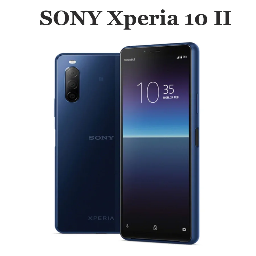 2020 оригинальный Sony Xperia 10 II 4G мобильный телефон 6 0 &quot4 Гб RAM 128 ГБ ROM Octa Core 3600 мАч NFC 12MP
