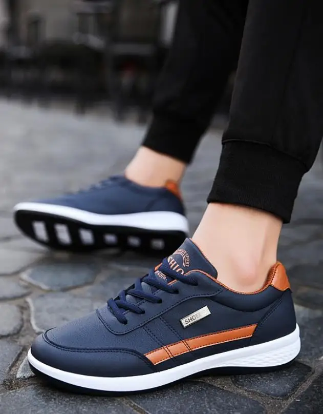 Мужские кроссовки на платформе в британском стиле весна-осень 2019 | Обувь