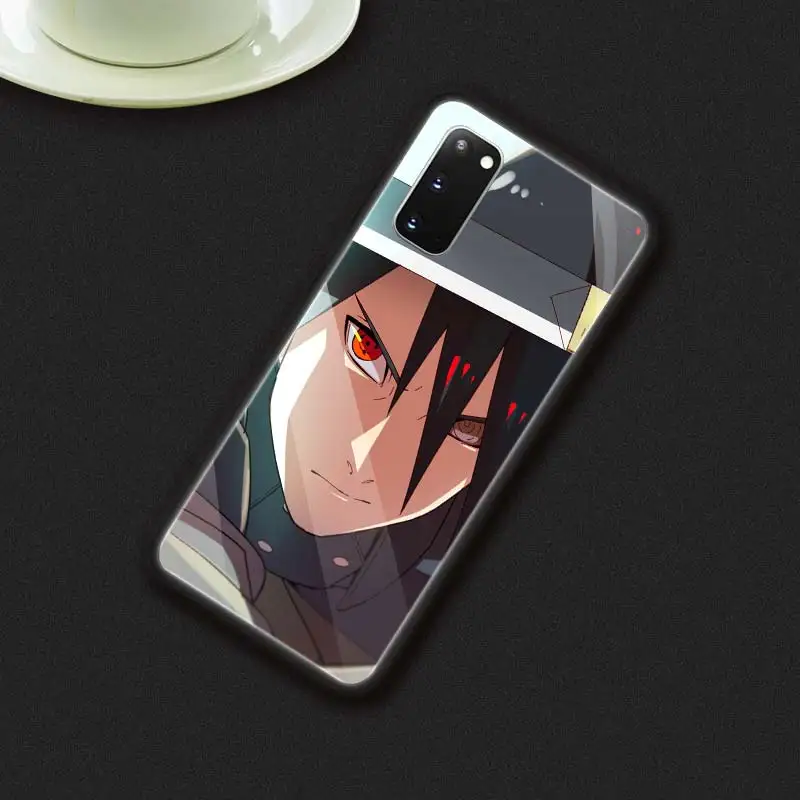 

Naruto Logo Art Cases for Samsung Galaxy S10 Lite S20 S10e S8 S9 Note 10 Plus 5G 8 9 TPU Tempered Glass Phone Coque