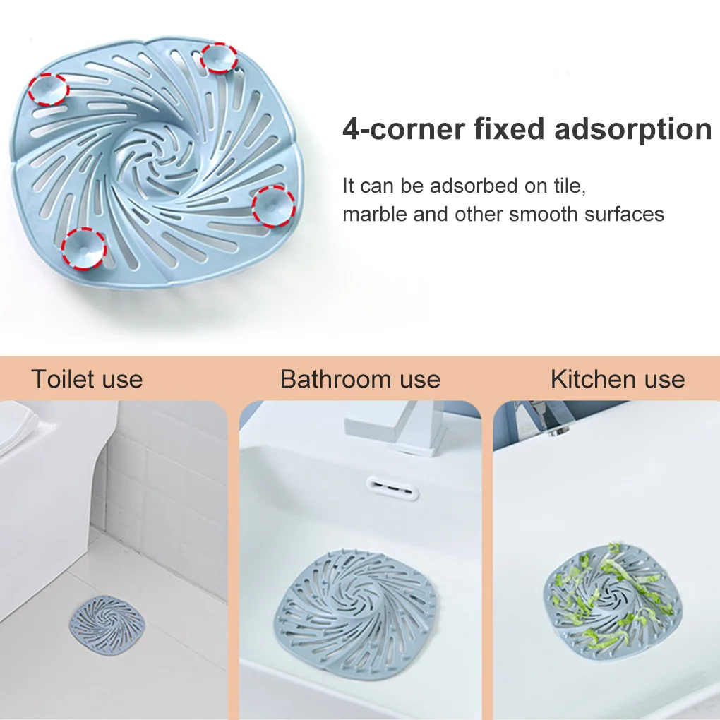 

Bathroom Floor Drain Cover Shower Hair Catcher Stopper Kitchen Sewer Sink Filter Strainer