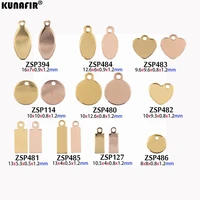 good polishing golden color with laser engraving logo tags stainless steel labels jewelry tab parts accessories