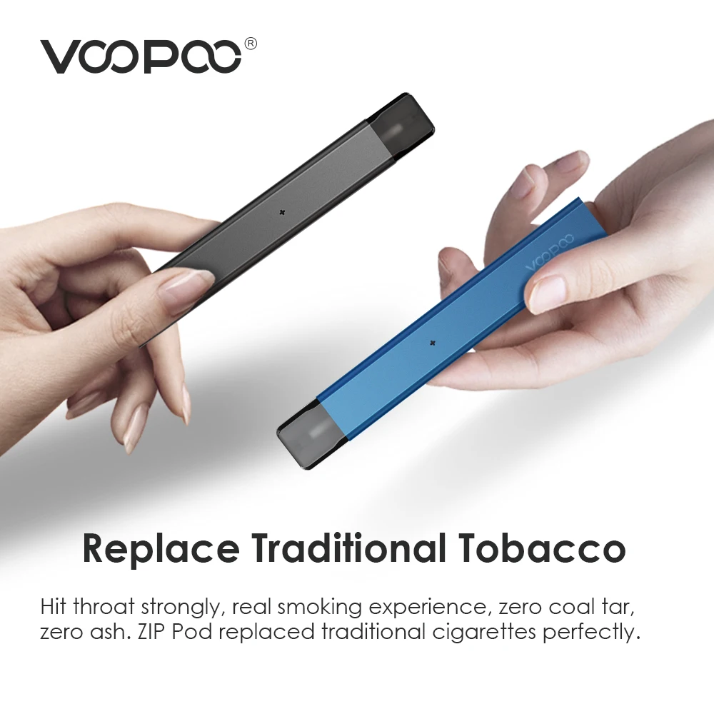 VOOPOO Alpha Zip Pod System 1.8ohm Starter Kit 12 Вт Vape 250 мАч аккумулятор 1 мл картриджи электронная