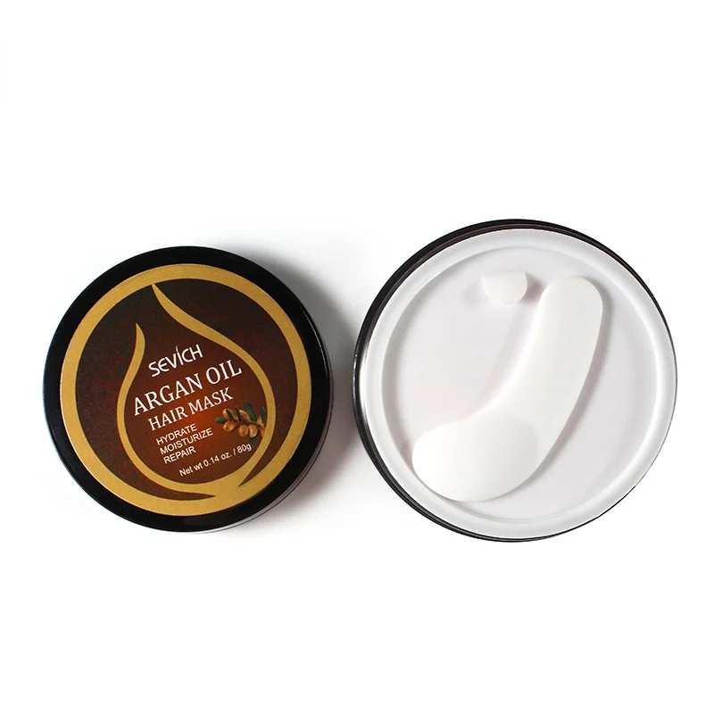 80g Argan Oil Moisturize Hair Treatment Mask Improve Frizz Prevent Static Electricity Scalp Soothing Brightening Care | Красота и