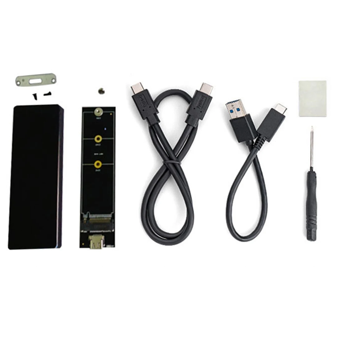 NVME SSD корпус PCI-E M.2 для USB C type-C адаптер USB3.1 Gen2 10 Гбит/с M2 PCIE жесткий диск внешний диск коробка с радиатором